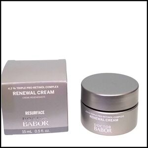 Doctor Babor Resurface Renewal Cream 4.2% Triple Pro Retinol Complex 15ml 0.5oz
